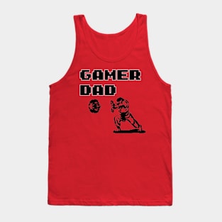 Gamer Dad Street Fighter Design Tank Top